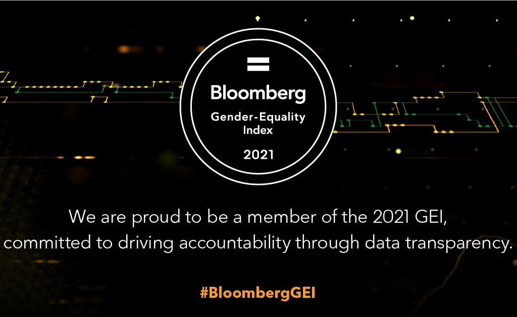 Bloomberg Gender-Equality Index 2021 seal