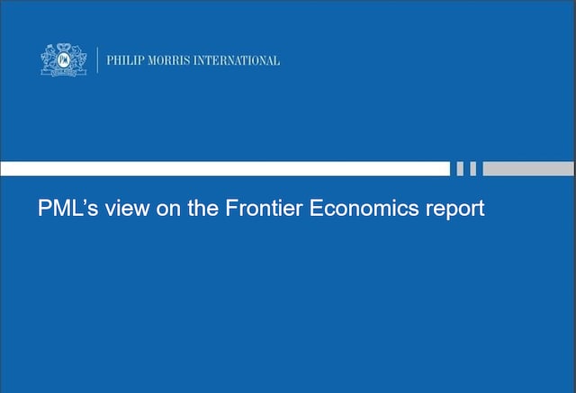 PML view frontier economics report