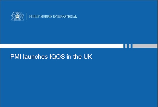 UK IQOS launch